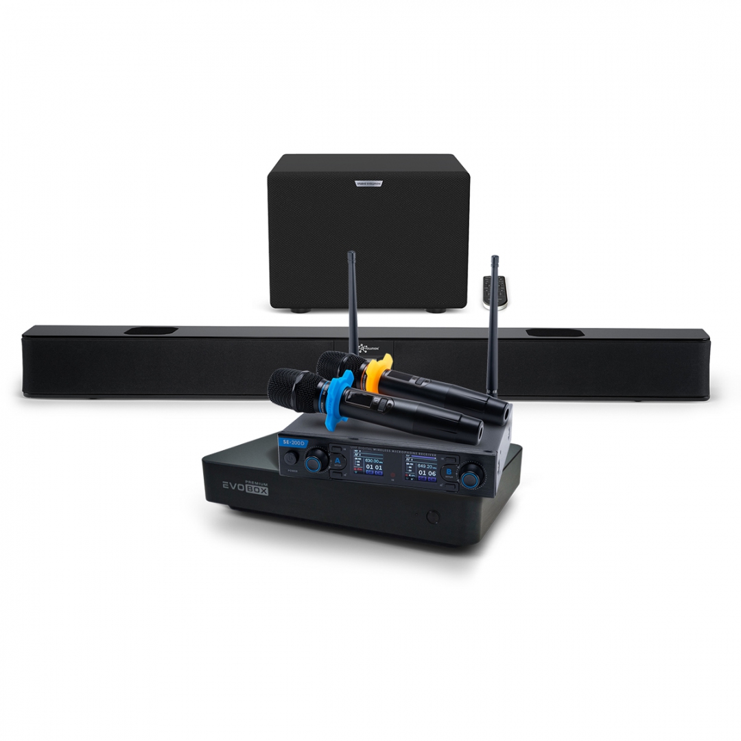 Hi-End караоке-система EVOBOX Premium + EvoSoundBar (саундбар с караоке) в Могоче