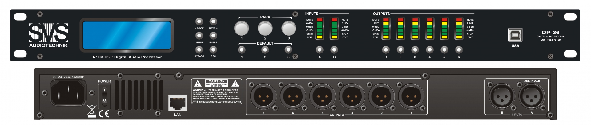 SVS Audiotechnik DP-26 Цифровой процессор: 2 входа 6 выходов в Могоче