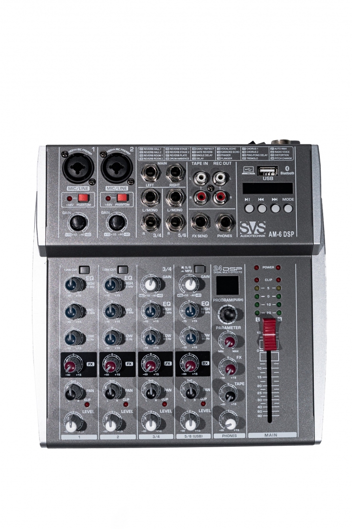 SVS Audiotechnik mixers AM-6 DSP Микшерный пульт аналоговый, 6-канальный SVS Audiotechnik mixers в Могоче