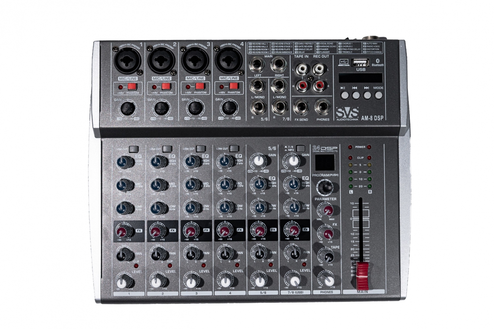 SVS Audiotechnik mixers AM-8 DSP Микшерный пульт аналоговый, 8-канальный в Могоче